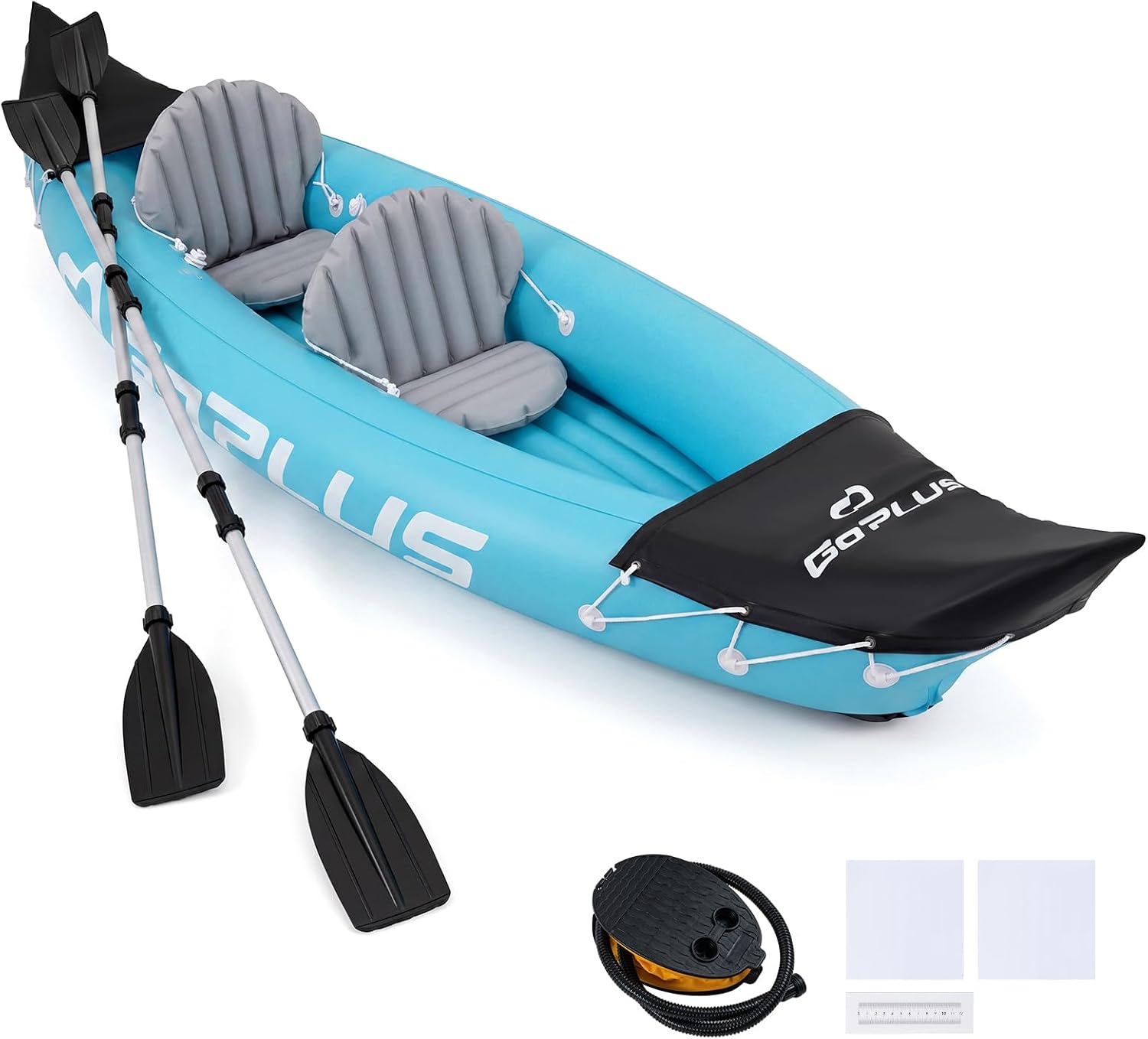 Kayak Inflatable 2 Person - Aufblasbares Kajak für 2 Personen, 10,5