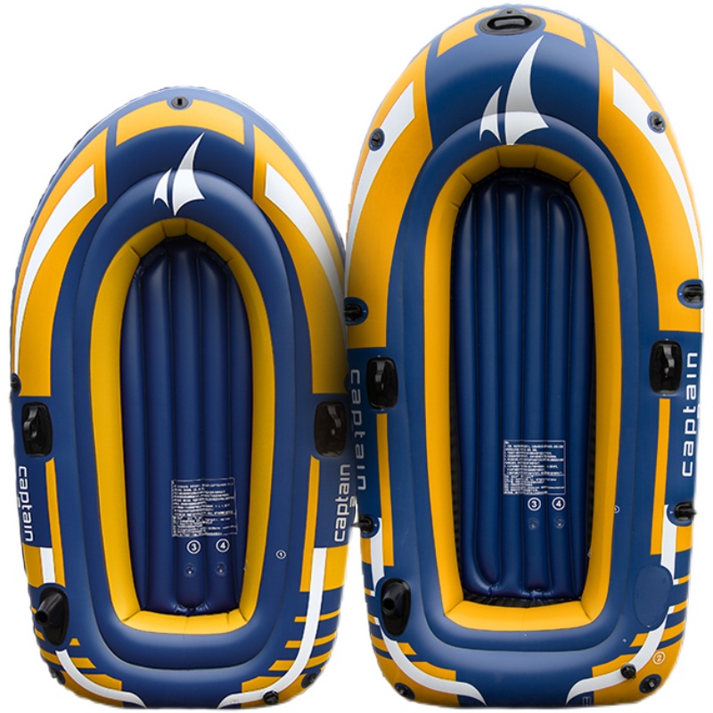 Inflatable Kayak 3 Person - Gummiboot, verdicktes Schlauchboot, Fischerboot, Einzelkajak, 3-Personen-Hovercraft,