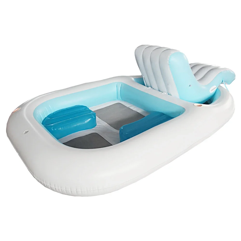 Inflatable Kayak 3 Person - 2026 Maßgefertigte riesige aufblasbare 3-Personen-Bay-Breeze-Bootsinsel für