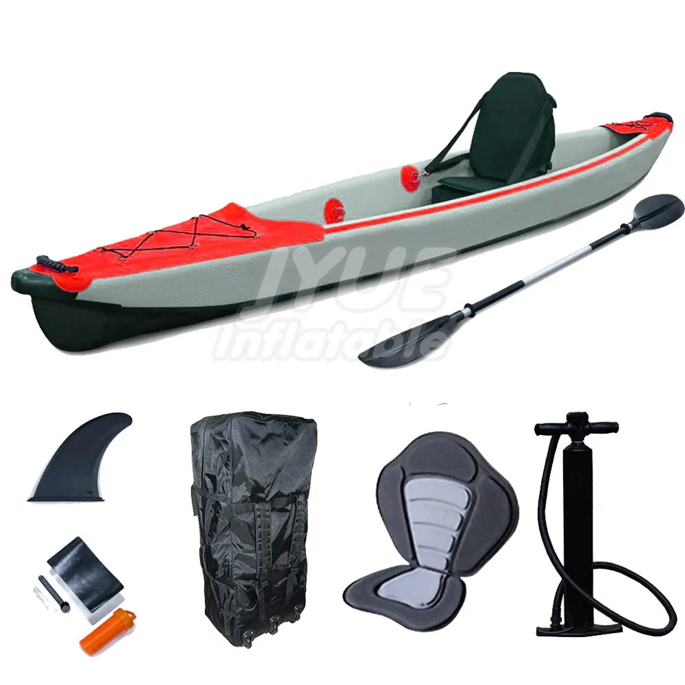 Kayak Inflatable 2 Person - Neues modisches Einzelsitz-Kajak-Boot, aufblasbares Kajak für