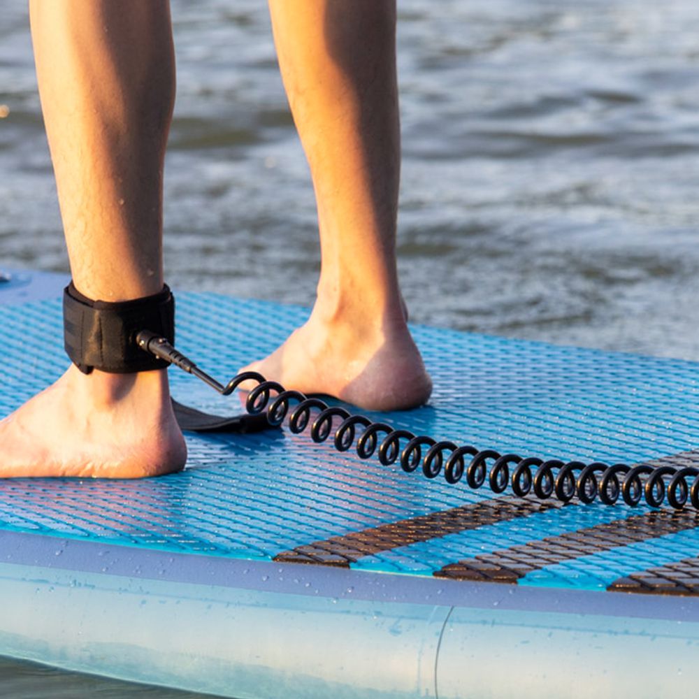 Paddle Board Leash Coiled - Für HEYTUR 7mm Surfer-Beinseil, gewickeltes Sicherheitsseil