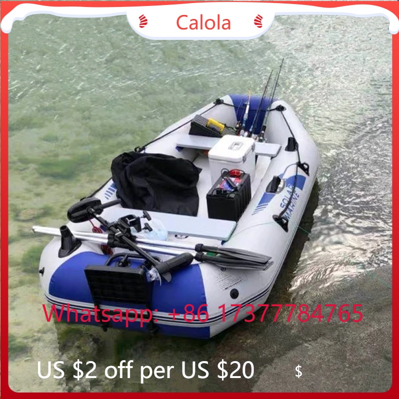 Inflatable Kayak 3 Person - PVC Aufblasbares Boot Luftmatratze, Solar Marine,