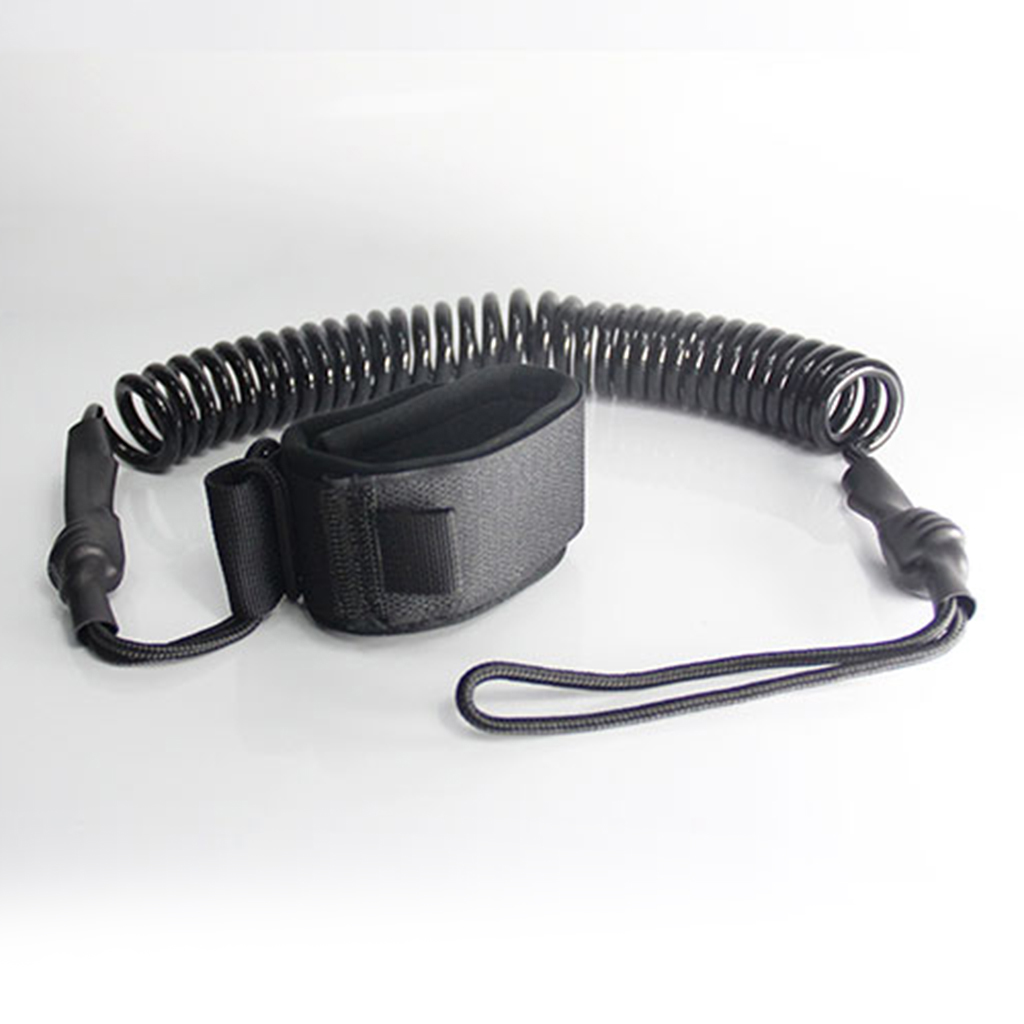 Paddle Board Leash Coiled - Paddle Board Sicherheits-Knöchelband, Robuste Neopren-Spiralkordel für