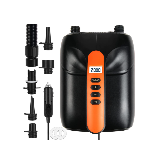 Paddle Board Electric Pump 20Psi - Tragbare SUP-Luftpumpe Elektrisch 20 PSI Wiederaufladbare