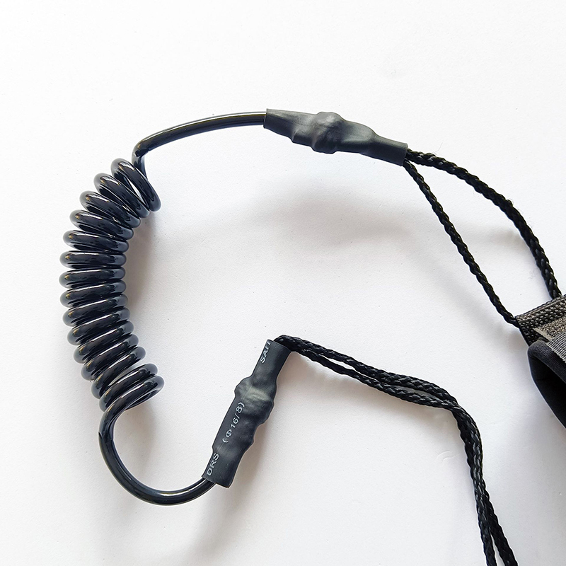 Paddle Board Leash Coiled - Surfbrett-Raft-Kajak-Seil, Spiralförmige Surfbrett-Leash, Surfing Stand-Up Paddle