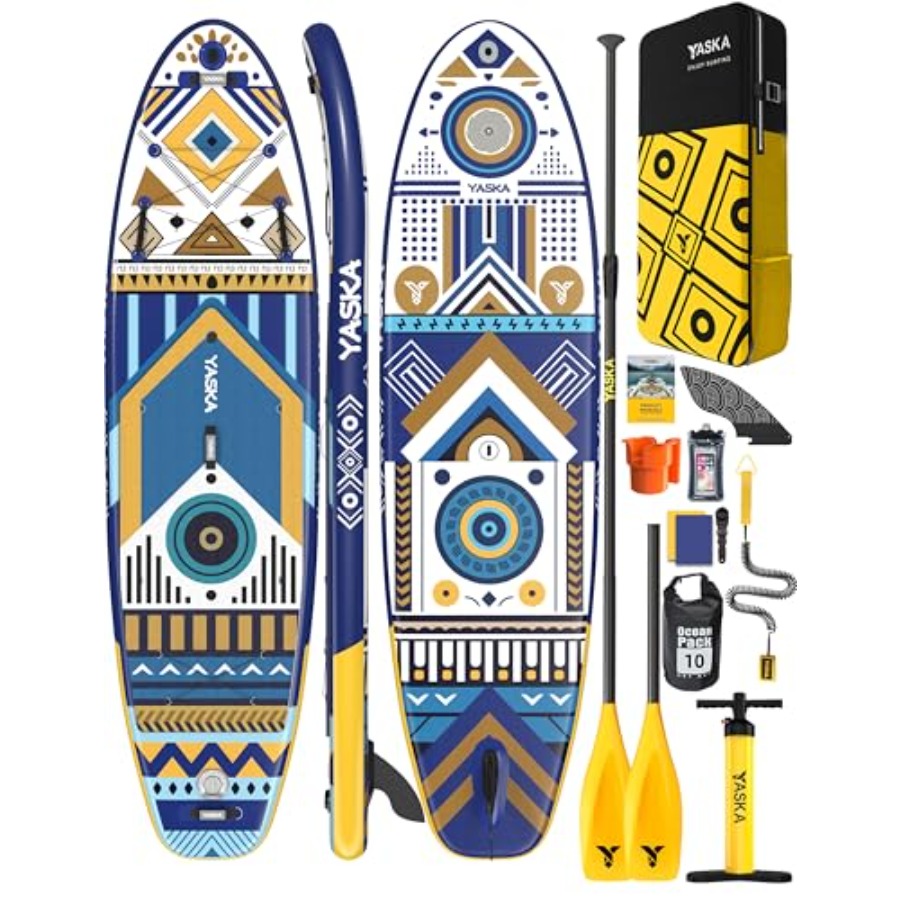 Sup Board 11Ft Inflatable - Aufblasbares Stand-up-Paddleboard 11 Fuß mit Premium-SUP-Zubehör