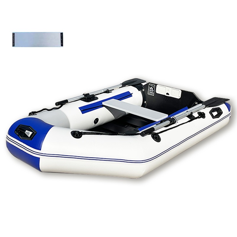 Inflatable Kayak 3 Person - 3-Personen-0,9 mm PVC-aufblasbares Angriffsboot, Heckgeschwindigkeit, Kajaklatte,