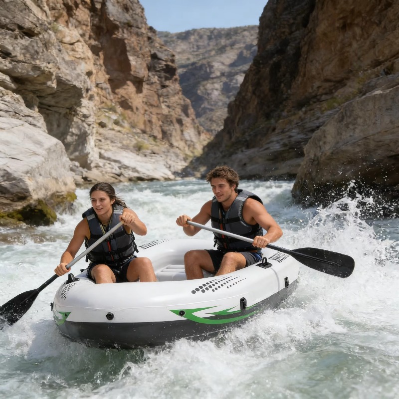 Kayak Inflatable 2 Person - Aufblasbares Seekajak für 2 Personen, Wasserdicht