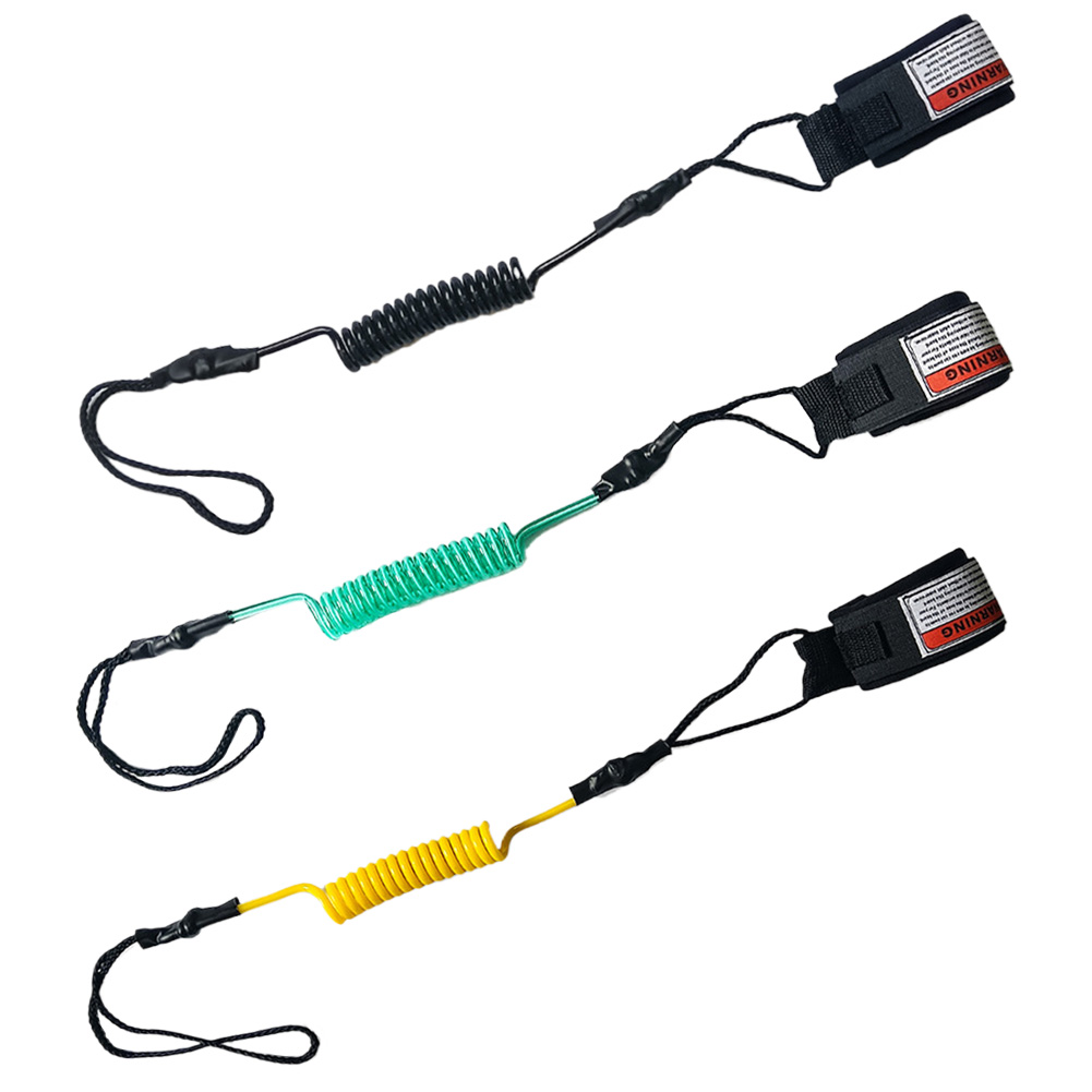 Paddle Board Leash Coiled - Gewickelte Bodyboard-Leash, Board-Knöchelriemen, Paddleboard-Knöchel-Leash, Surf-Zubehör