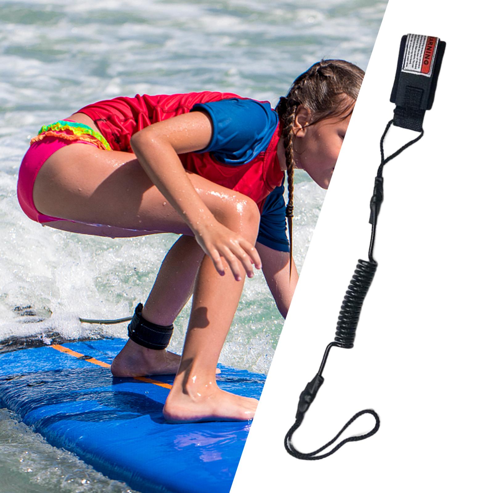 Paddle Board Leash Coiled - Robuste Surfbrett-Leine, Sicherheits-Spulenleine für Paddleboards, Handgelenk-
