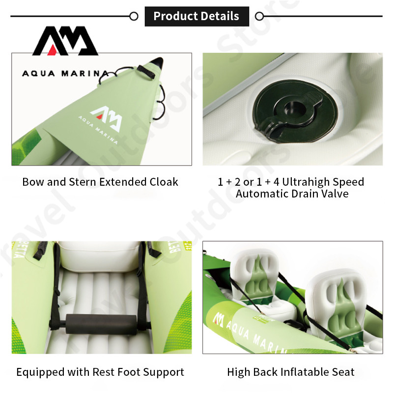 AQUA MARINA BETTA Aufblasbares – Inflatable Kayak 3 Person Bewertung und Preis