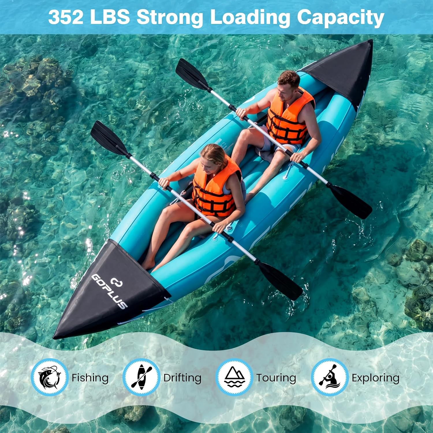 Aufblasbares Kajak für 2 Perso – Kayak Inflatable 2 Person Bewertung und Preis