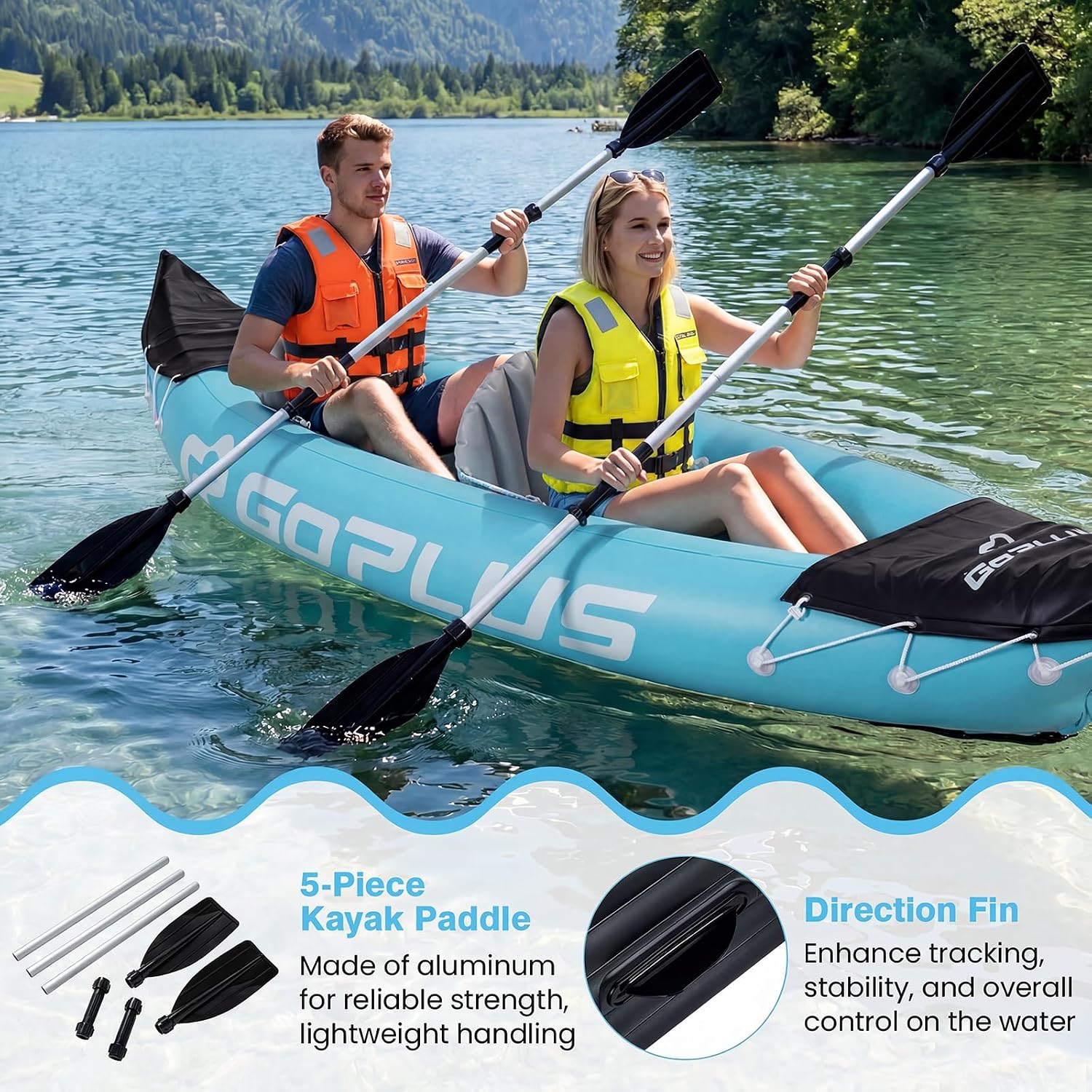 Aufblasbares Kajak für 2 Perso – Kayak Inflatable 2 Person Bewertung und Preis