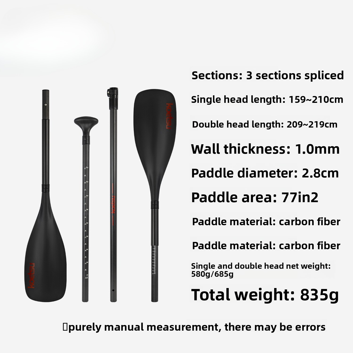 Vollcarbon-Einzel- und Doppelk – Paddle Board Backpack Bewertung und Preis
