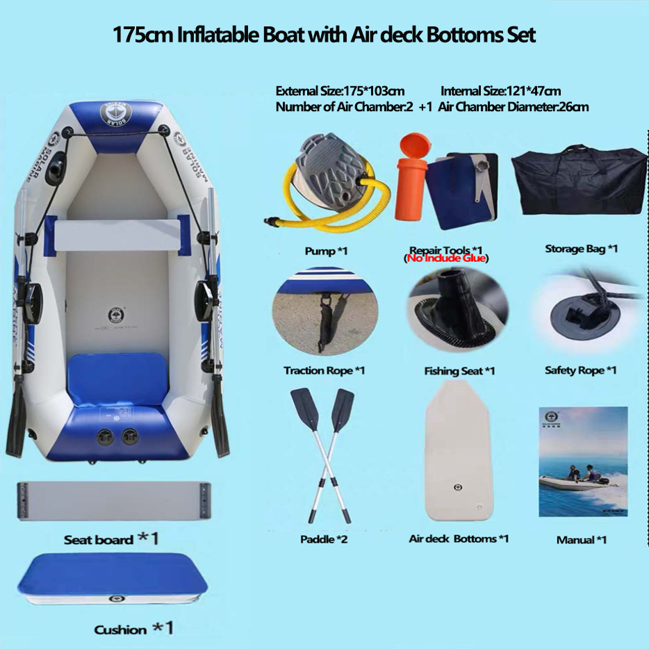PVC Schlauchboot 3-Schicht Auf – Inflatable Kayak 3 Person Bewertung und Preis