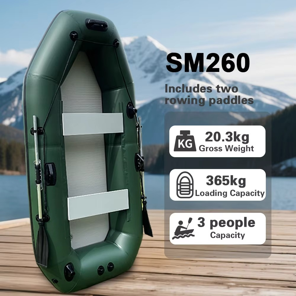 3-Personen-Rauerkajak 260 cm a – Inflatable Kayak 3 Person Bewertung und Preis