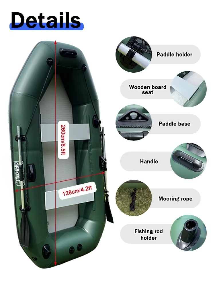 3-Personen-Rauerkajak 260 cm a – Inflatable Kayak 3 Person Bewertung und Preis