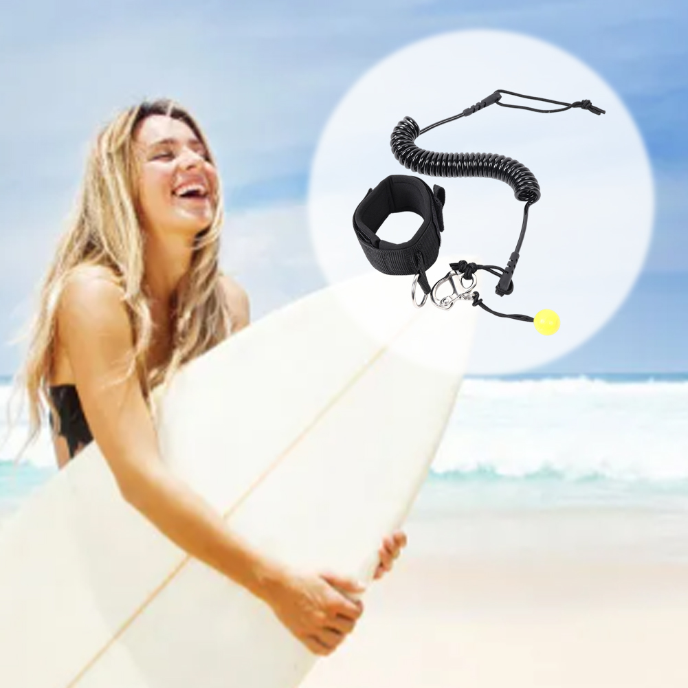 Surfbrett-Fußseil, Verstellbar – Paddle Board Leash Coiled Bewertung und Preis