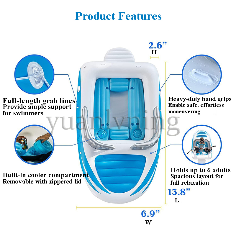 Aufblasbare PVC-Schwimmyacht f – Inflatable Boat 4 Person Bewertung und Preis