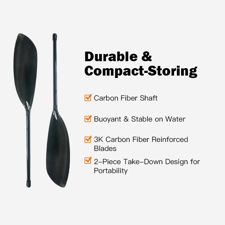 Carbon-Kajakpaddel, 2-teilig,  – Kayak Paddle Carbon 2 Piece Bewertung und Preis