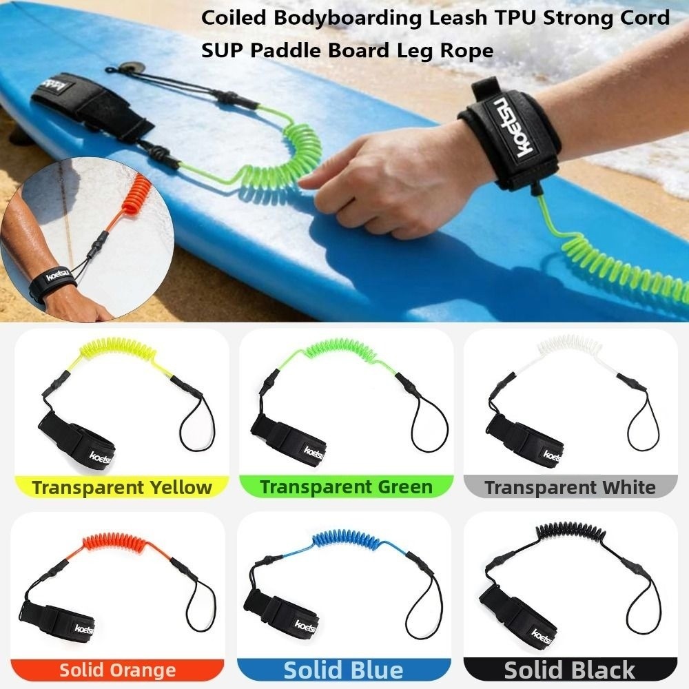 Neue Elastische Dehnbare Spira – Paddle Board Leash Coiled Bewertung und Preis