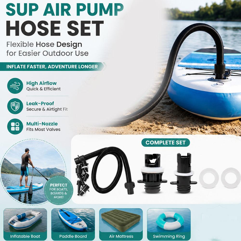 Luftschlauch-Set mit 7 Düsen,  – Inflatable Boat 4 Person Bewertung und Preis